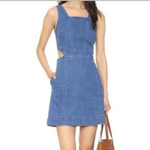 Madewell Denim Side Cut Out Dress